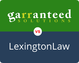 See How Garranteed Solutions Wins compared to other Credit Repair Companies!